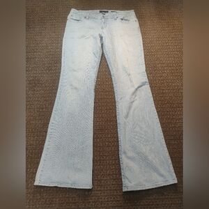 Aeropostale Y2K 90s Stretch Flare Light Wash Jeans Women’s Size 7 Genuine Retro